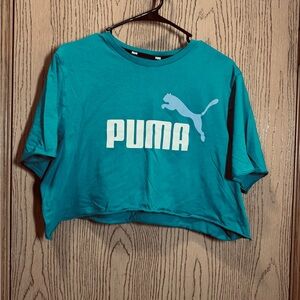Puma Teal Crop Top